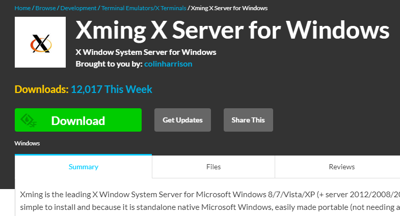 xming download for windows